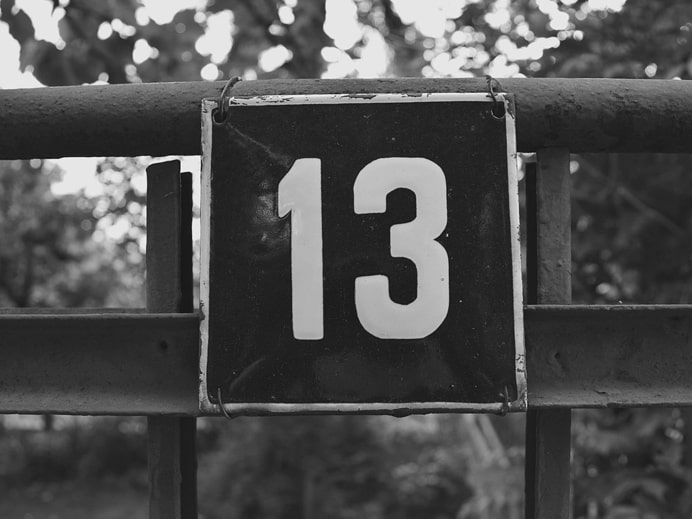 Fobia Takun dengan Angka 13